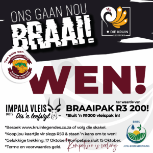 Wen 'n BRAAIPAK ter waarde van R3 000+